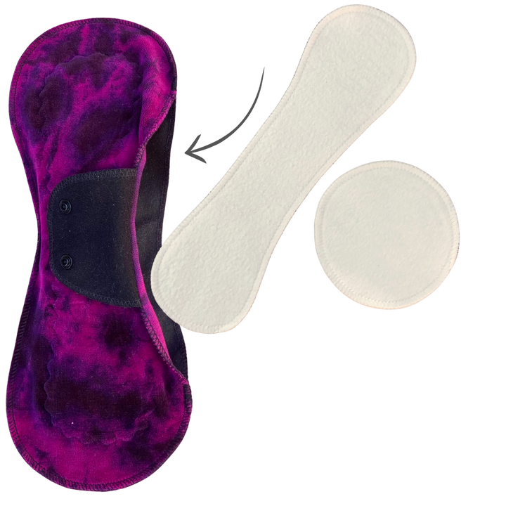 IMPROVED DESIGN Blackberry Slim Mega Sandwich Incontinence Heavy Flow Pad