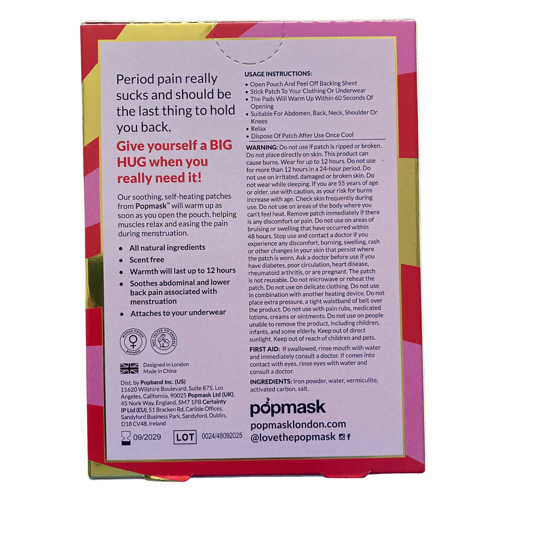 BIG HUG Pain Relief Heat Patches