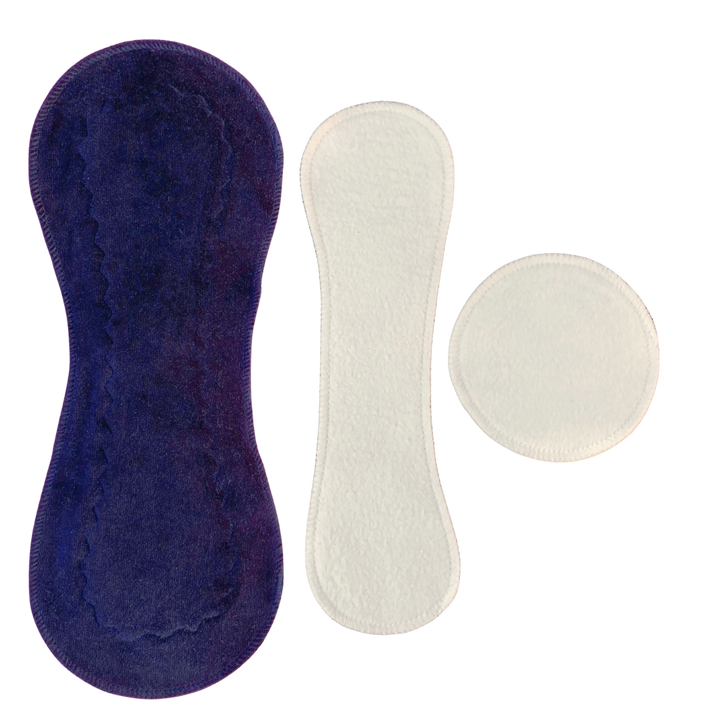 IMPROVED DESIGN Black Slim Mega Sandwich Incontinence Heavy Flow Pad