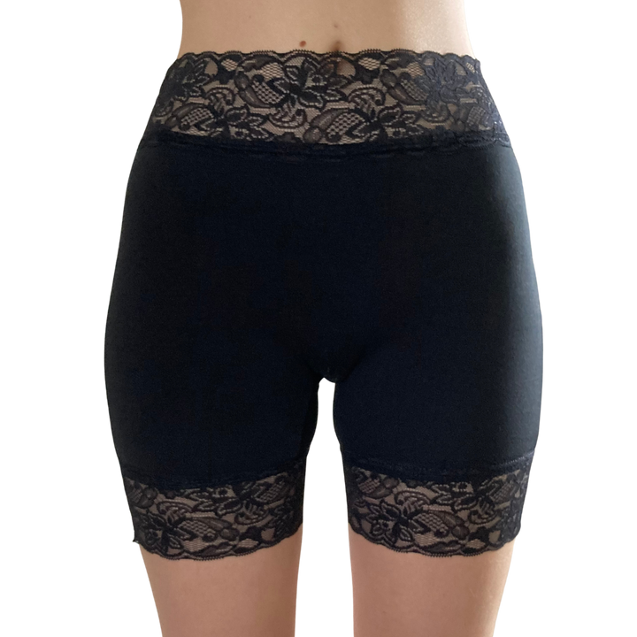 Bloomers - Lacy Boyshorts For Period Pads - Boxer Shorts With HYF Magic Gusset