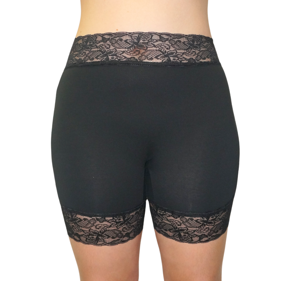 Bloomers - Lacy Boyshorts For Period Pads - Boxer Shorts With HYF Magic Gusset