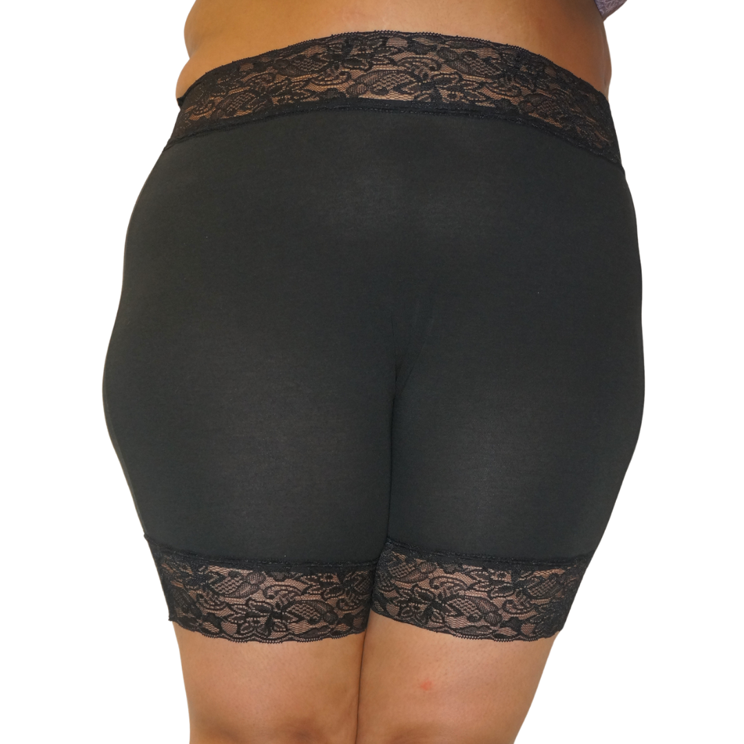 Bloomers - Lacy Boyshorts For Period Pads - Boxer Shorts With HYF Magic Gusset