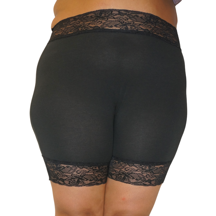 Bloomers - Lacy Boyshorts For Period Pads - Boxer Shorts With HYF Magic Gusset