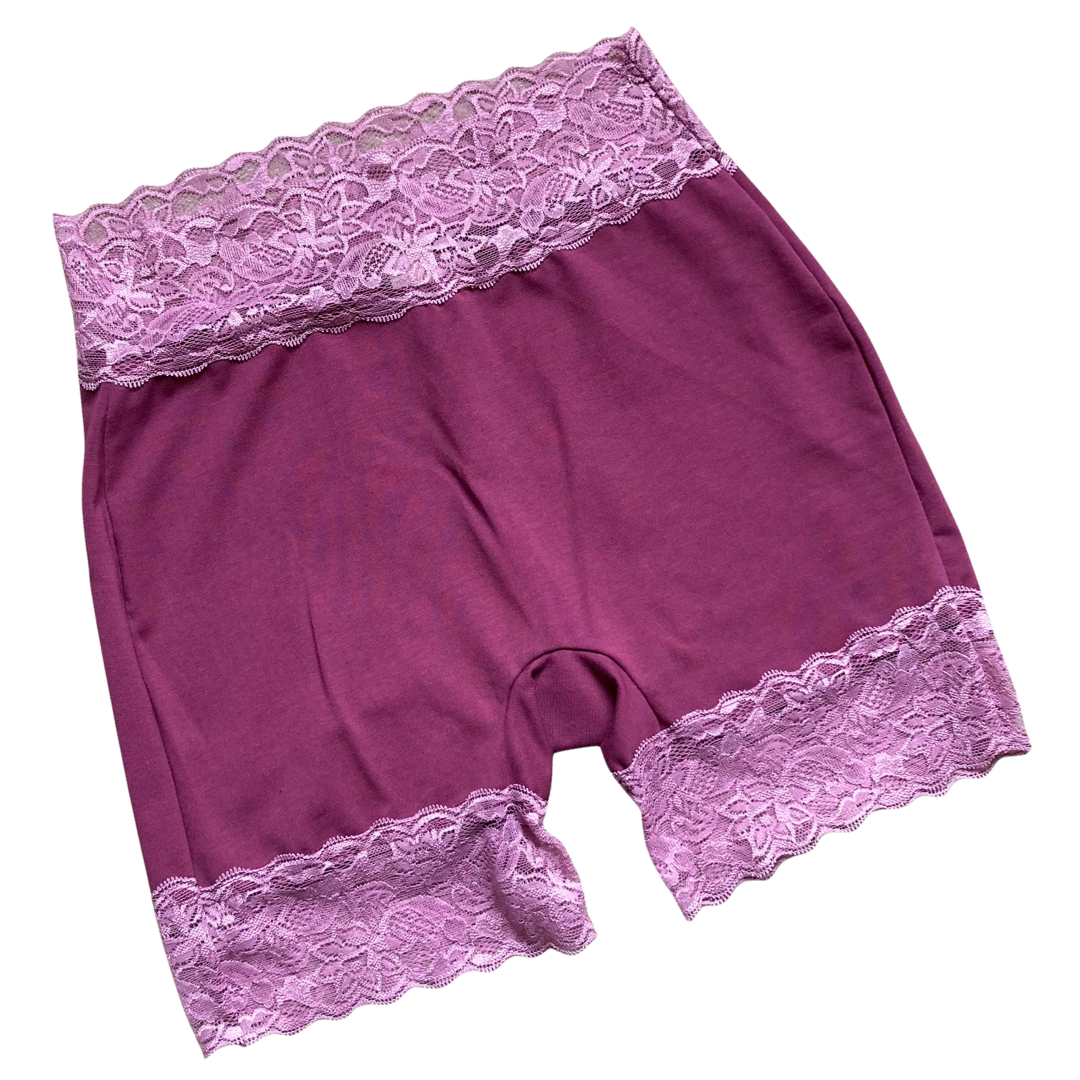 Bloomers - Lacy Boyshorts For Period Pads - Boxer Shorts With HYF Magic Gusset