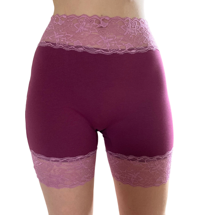 Bloomers - Lacy Boyshorts For Period Pads - Boxer Shorts With HYF Magic Gusset