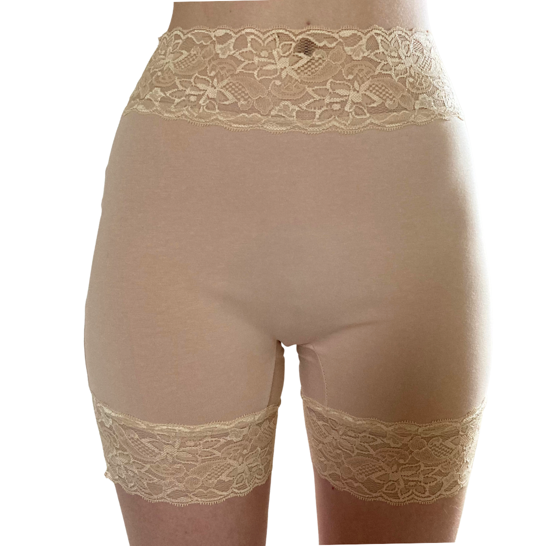 Bloomers - Lacy Boyshorts For Period Pads - Boxer Shorts With HYF Magic Gusset