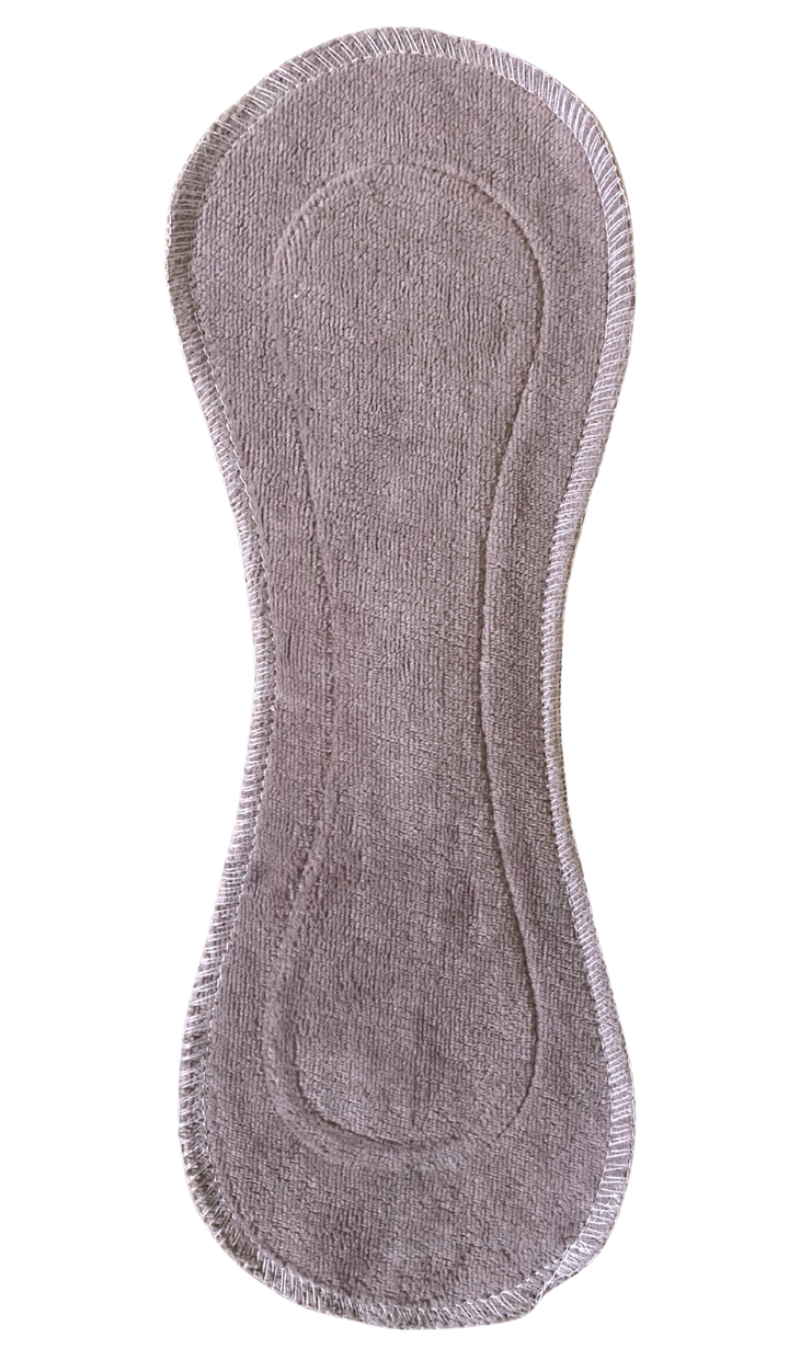 Mushroom Regular-Long - Organic Cotton Velour Reusable Sanitary Pad