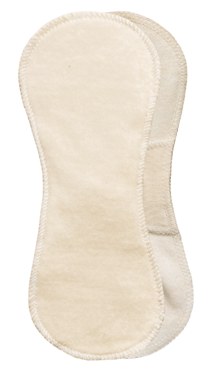 Natural Mini Extra Pad - Reusable Pantyliner  NO waterproof PUL