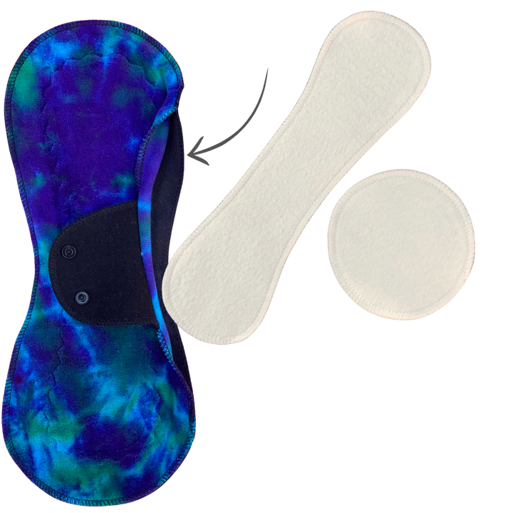 IMPROVED DESIGN Northern Lights Slim Mega Sandwich Incontinence Heavy Flow Pad