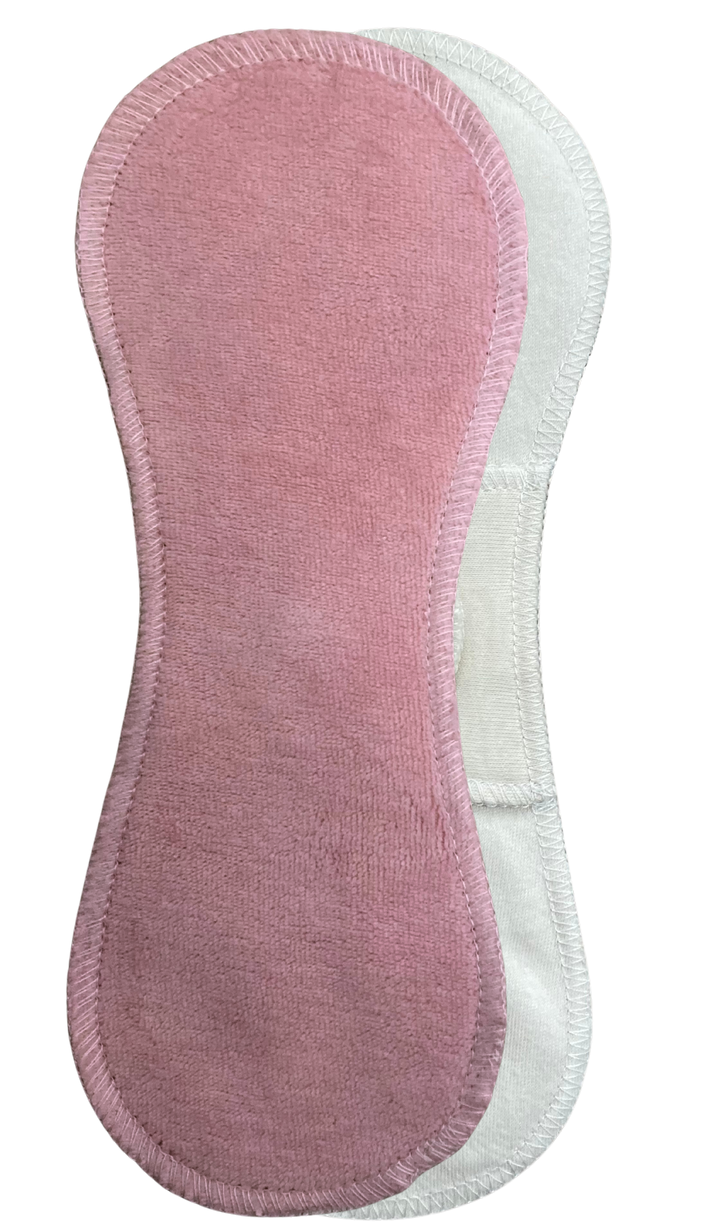 Powder Pink Mini-Long Pad - Reusable Pantyliner Period Pad Incontinence Pad