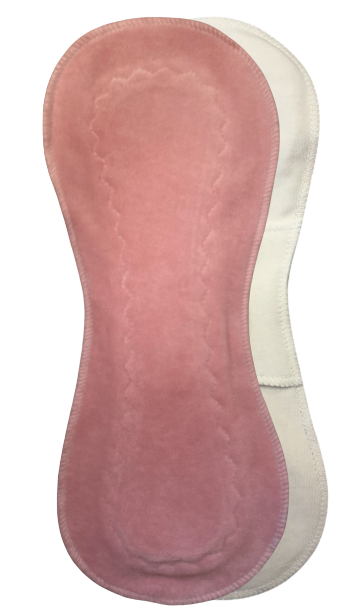 Powder Pink Slim Mega Pad - Organic Cotton Reusable Period Pad