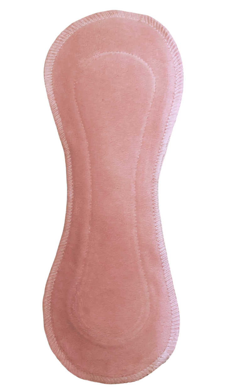 Powder Pink Regular-Long - Organic Cotton Velour Reusable Sanitary Pad