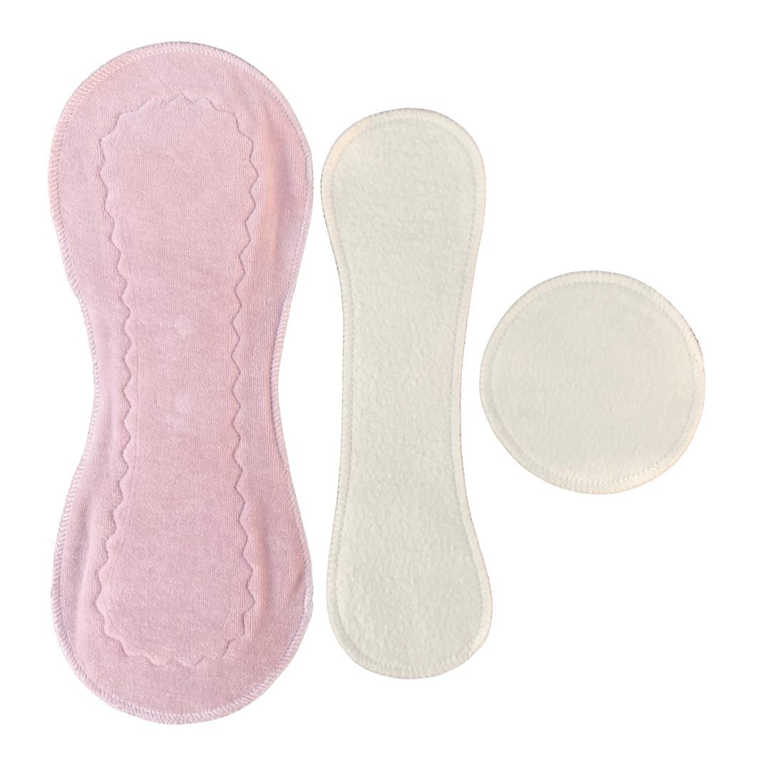 IMPROVED DESIGN Powder Pink Slim Mega Sandwich Incontinence Heavy Flow Pad
