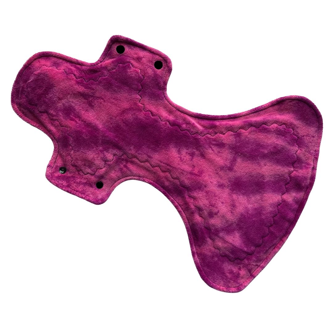 Purple Sundae  Night Extra Thick Pad Organic Cotton Reusable Period Pad Incontinence Pad