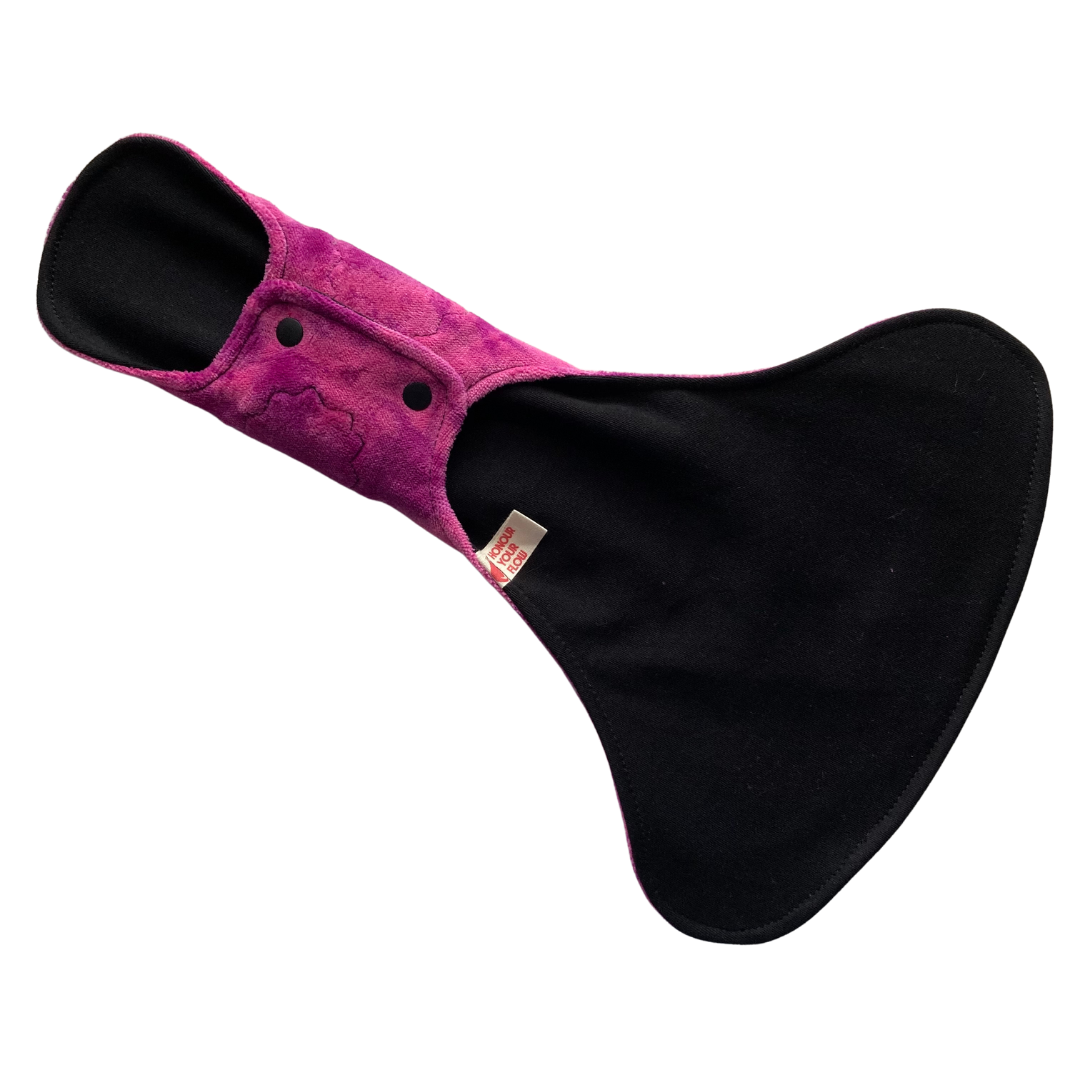 Purple Sundae  Night Extra Thick Pad Organic Cotton Reusable Period Pad Incontinence Pad