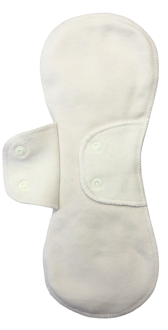 Silver Regular-Long - Organic Cotton Velour Reusable Sanitary Pad