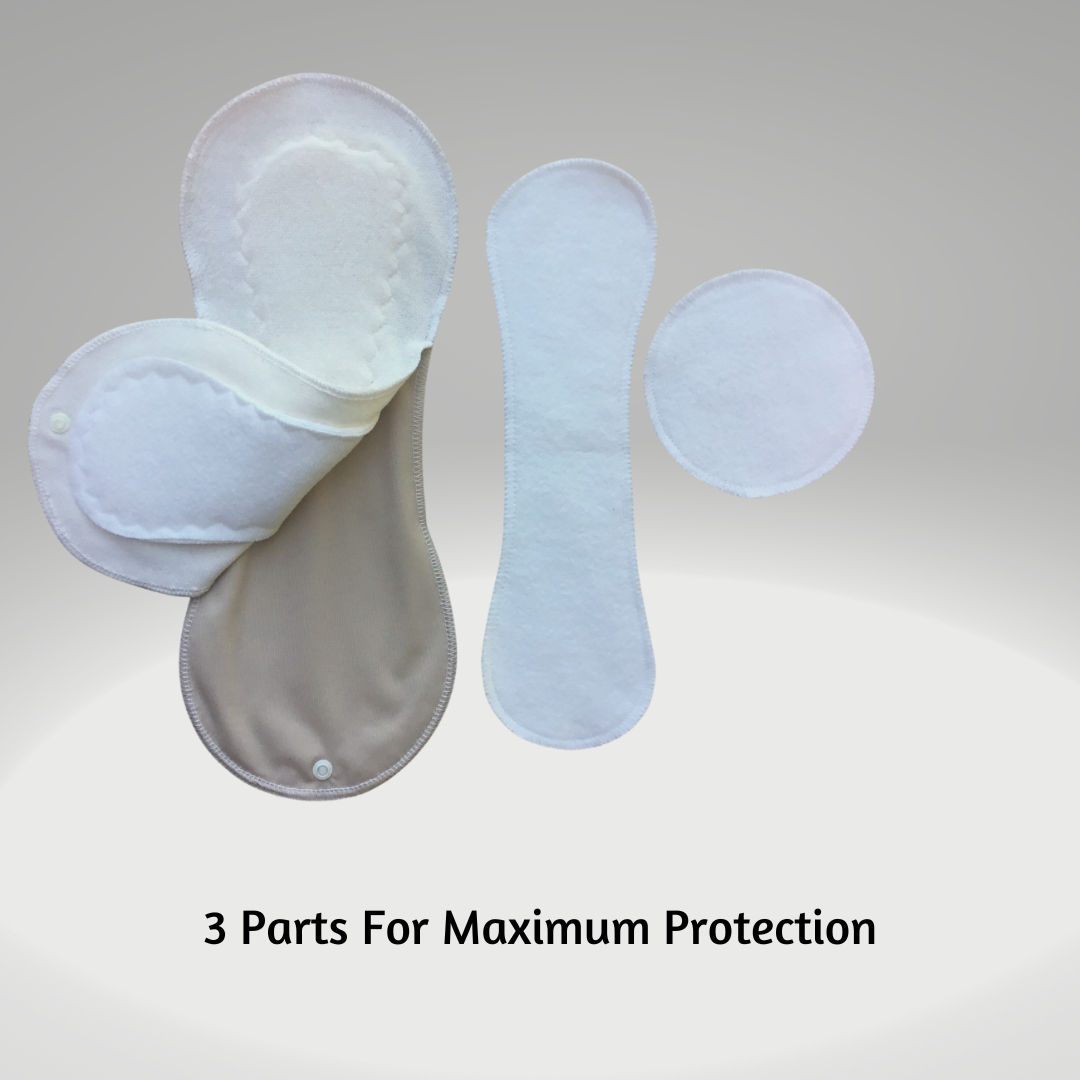 Slim Mega Sandwich Pad Starter Pack for Incontinence - 3 pads