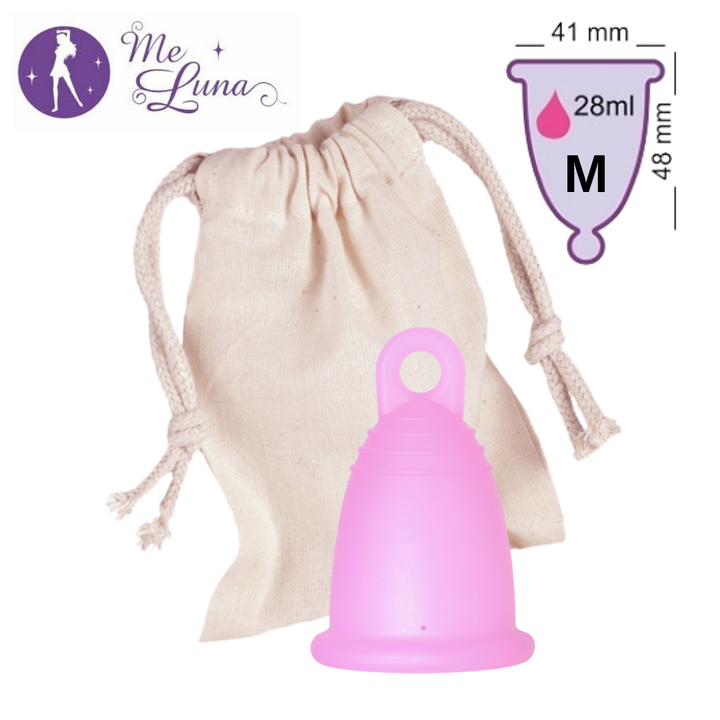 SOFT Medium Me Luna Menstrual Cup - Ring Stem