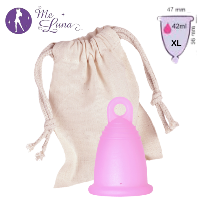 SOFT XL Me Luna Menstrual Cup - Ring Stem