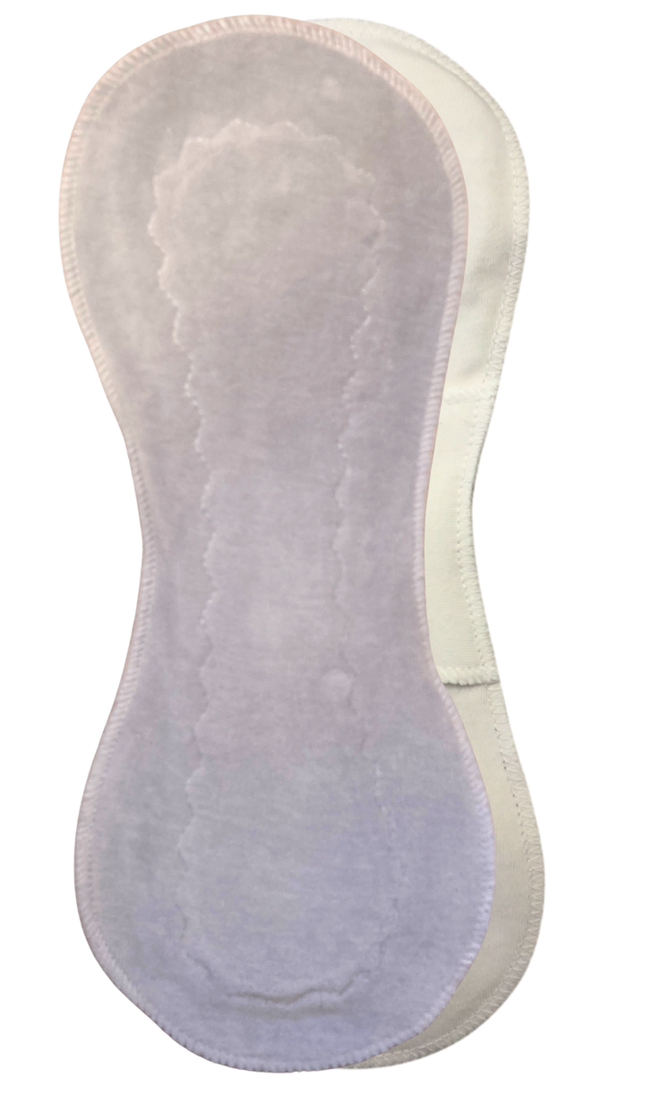 Silver Slim Mega Pad - Organic Cotton Reusable Period Pad