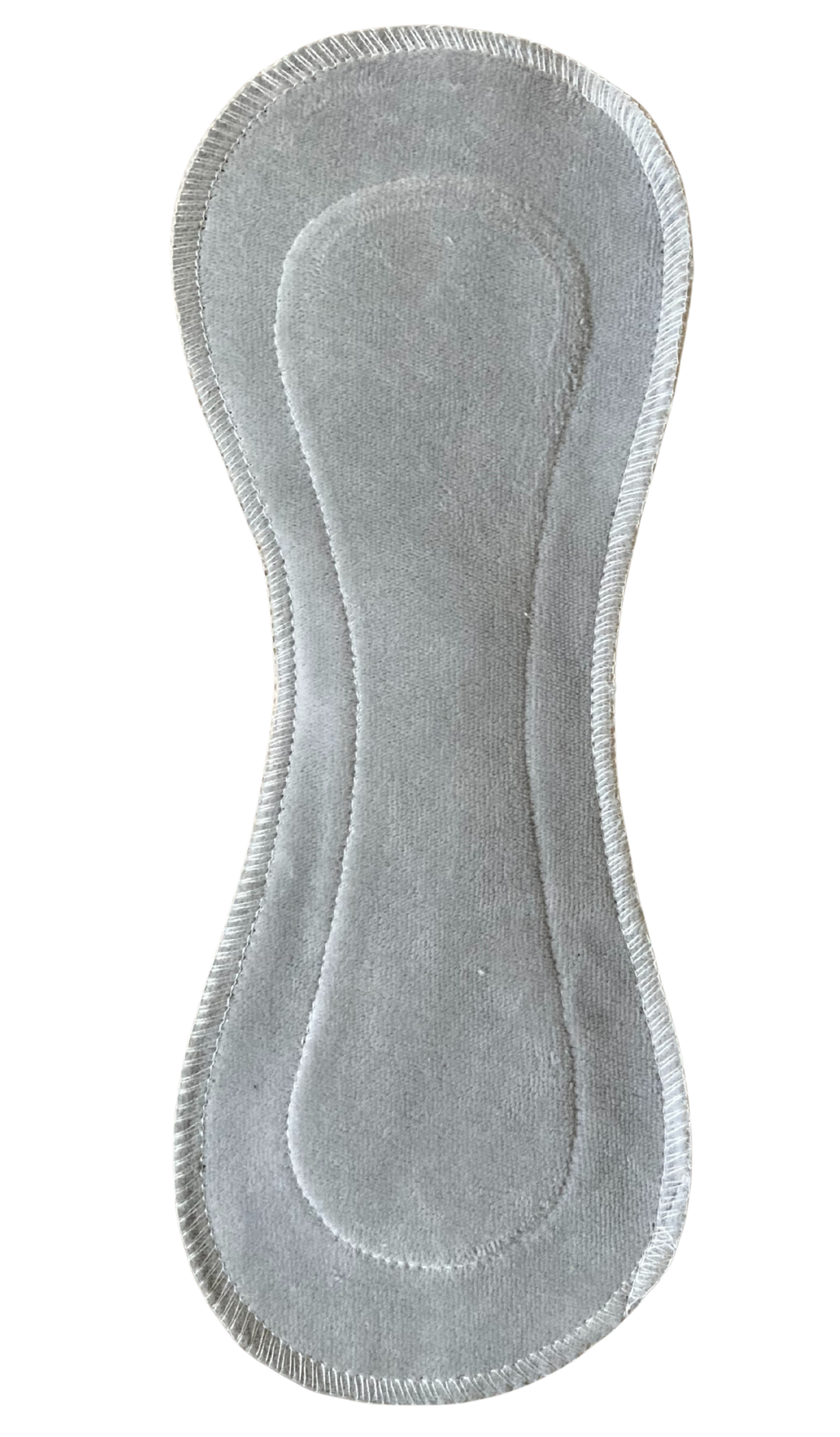 Silver Regular-Long - Organic Cotton Velour Reusable Sanitary Pad