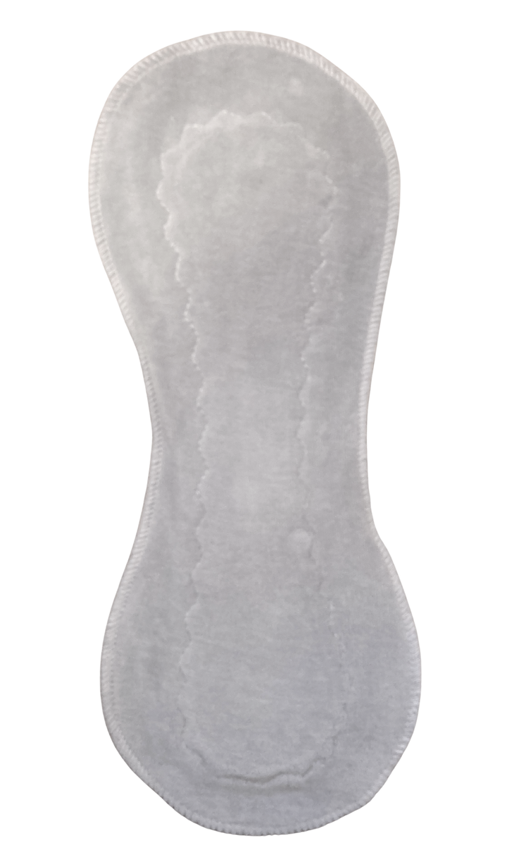 Silver Slim Mega Pad - Organic Cotton Reusable Period Pad