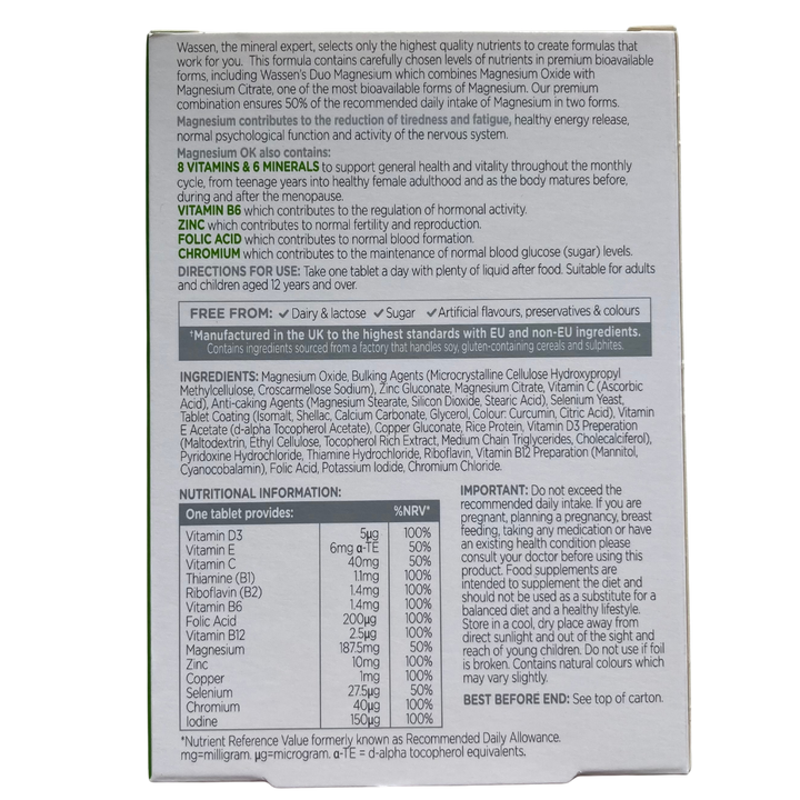 Magnesium 90 Tablets