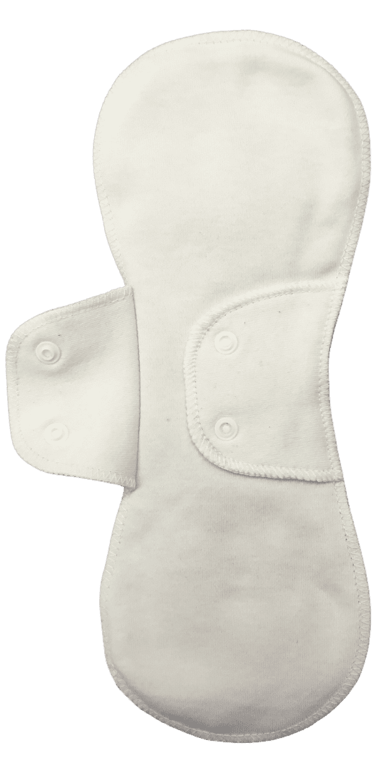 Natural Regular-Long Pad - Organic Cotton Velour Reusable Sanitary Pad Incontinence Pad