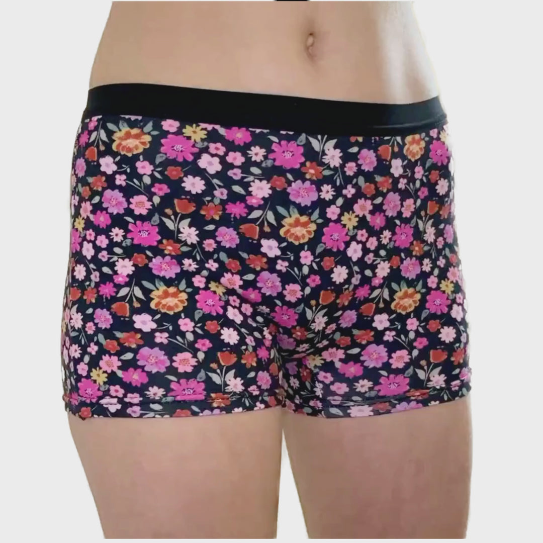Boyshorts For Period Pads - Boxer Shorts With HYF Magic Gusset. Period Pants